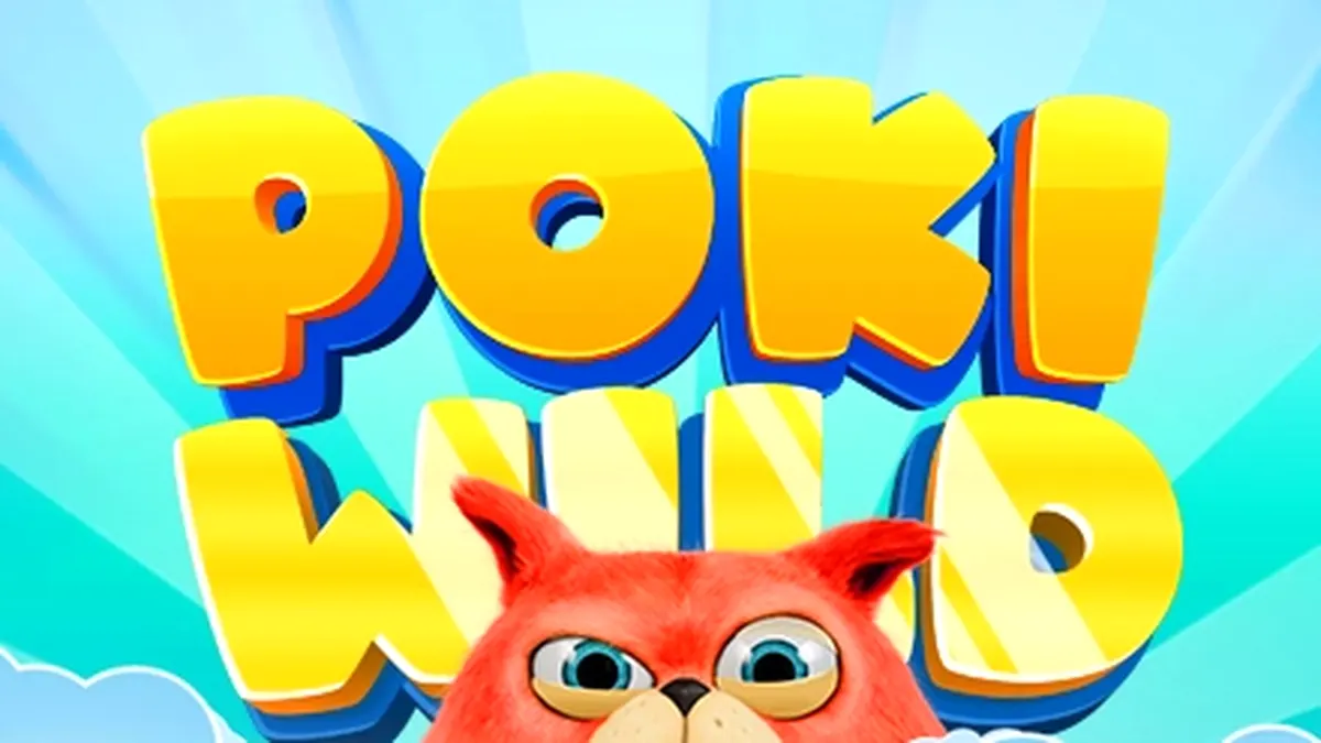 Interface vibrante e colorida do slot Poki Wild em um dispositivo móvel