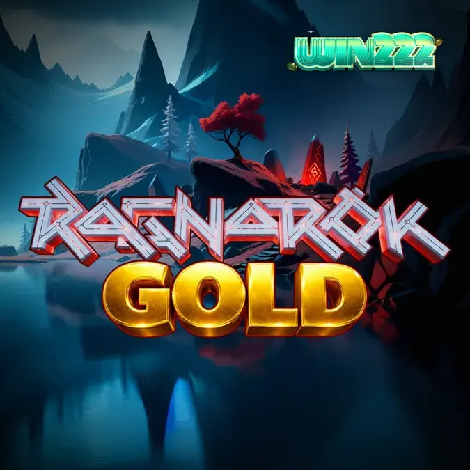 Interface visual e símbolos dourados do jogo de slot Ragnarok Gold